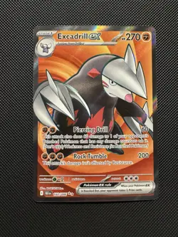 Pokemon TCG Excadrill ex 160/086 Sv: Black Bolt Ultra Rare Near Mint - Image 1