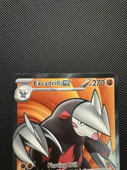 Pokemon TCG Excadrill ex 160/086 Sv: Black Bolt Ultra Rare Near Mint - Image 3