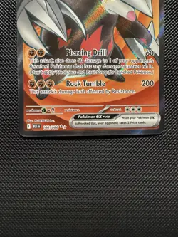 Pokemon TCG Excadrill ex 160/086 Sv: Black Bolt Ultra Rare Near Mint - Image 4
