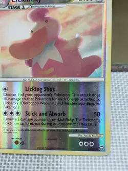 Lickilicky 38/102 Triumphant Reverse Holo Pokemon Card LP - Image 4