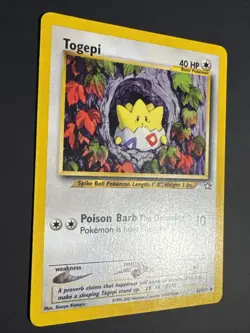 Pokemon TCG Togepi 51/111 Neo Genesis Common Regular WOTC Vintage LP - Image 4