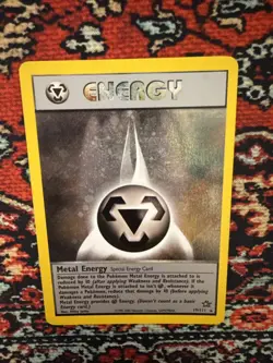 Pokemon 2000 TCG Neo Genesis Metal Energy 19/111 Holo RARE LP - Image 1