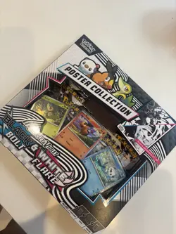 Pokemon TCG Black Bolt And White Flare Poster Collection New Sealed , in Hand ✅ - Image 1