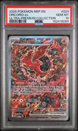 POKEMON ORICORIO EX - SIR MEGA EVOLUTION PROMO #24 HOLO - PSA 10! - Image 2