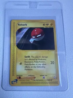 Voltorb 115/147 Aquapolis WOTC Vintage Pokemon 2002 - Image 1