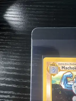 Machoke 34/102 Base Set Shadowless WOTC Vintage Pokemon - Image 3