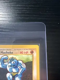 Machoke 34/102 Base Set Shadowless WOTC Vintage Pokemon - Image 4