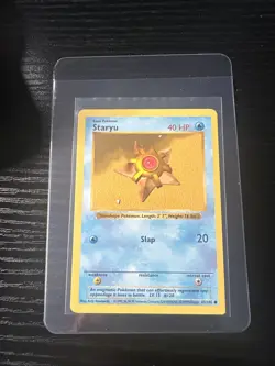 Staryu 65/102 Base Set Shadowless WOTC Vintage Pokemon - Image 1
