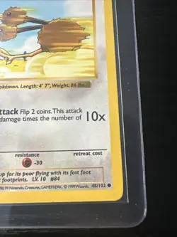 Doduo 48/102 Base Set Shadowless WOTC Vintage Pokemon - Image 5