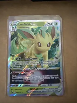 2023 Pokemon Crown Zenith Leafeon VSTAR Ultra Rare 014/159 NM - Image 1
