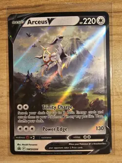 Arceus V SWSH204 Pokemon - Sword and Shield Black Star Promo - Image 1