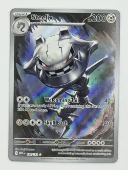 Pokemon Steelix 150/132 Me01: Mega Evolution Holo - Image 1
