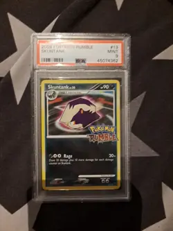 2009 POKEMON PLATINUM RUMBLE SKUNTANK PSA 9 #13/16 - Image 1