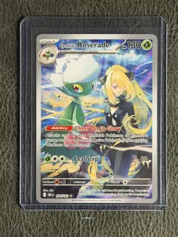 Cynthia's Roserade 184/182 IR Pokemon TCG SV10: Destined Rivals - Near mint - Image 1