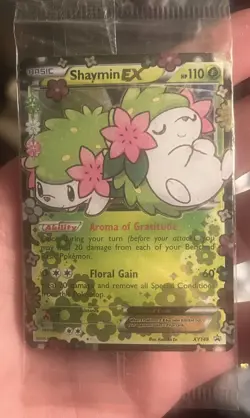 SEALED Pokemon Shaymin EX XY148 XY Holo Black Star Promo - Image 1
