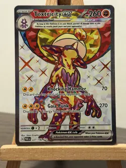 Pokemon TCG Toxtricity EX Full Art Ultra Rare Paradox Rift 227/182 NM - Image 1