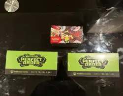 Pokemon TCG Perfect Order Pokemon Center ETB x2 & 36 Pack Booster Box all Sealed - Image 3