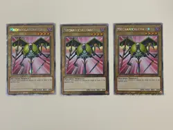 Yugioh Mechanicalchaser x 3 - 1st Edition Platinum Secret Rare NM - Free Holo A - Image 1