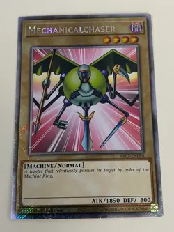Yugioh Mechanicalchaser x 3 - 1st Edition Platinum Secret Rare NM - Free Holo A - Image 3