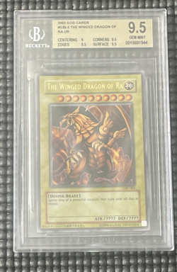 GAME BOY ADVANCE GBI-003 WINGED DRAGON OF RA BGS 9.5 GEM MINT YUGIOH 2003 - Image 3