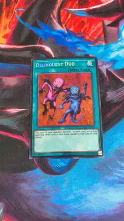 Yugioh Delinquent Duo LCKC-EN101 Secret Rare Mint Condition Unlimited - Image 1