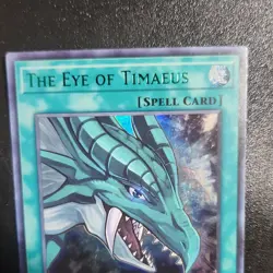 Yu-Gi-Oh! TCG The Eye of Timaeus DLCS-EN007 1st Edition Holo Spell (Eng) GREEN! - Image 1