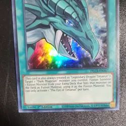 Yu-Gi-Oh! TCG The Eye of Timaeus DLCS-EN007 1st Edition Holo Spell (Eng) GREEN! - Image 2