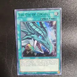 Yu-Gi-Oh! TCG The Eye of Timaeus DLCS-EN007 1st Edition Holo Spell (Eng) GREEN! - Image 3