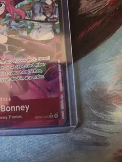 One Piece TCG Jewelry Bonney EB04-002 Alternate Art English - Image 4