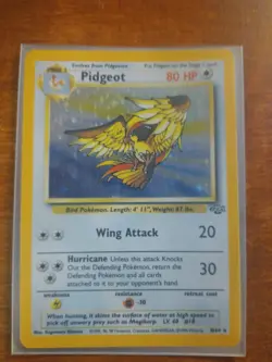 Pidgeot Pokemon Card Base Set 2 Holo Rare 80 HP - Image 1