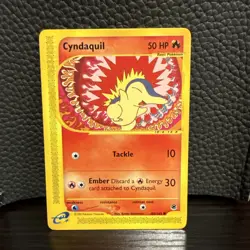Pokemon TCG Cyndaquil 105/165 Expedition Non Holo Card LP - Image 1