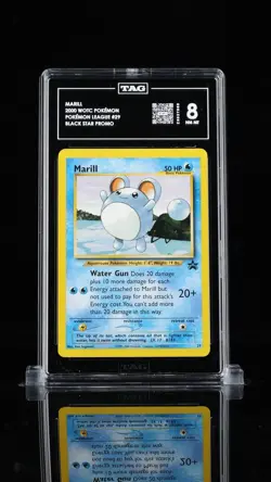 TAG 8 PSA BGS Pokemon League Black Star Promo Marill #29 - Image 1