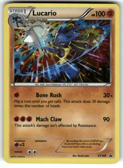 Lucario XY140 XY Promos NM Pokemon Card TCG - Image 1