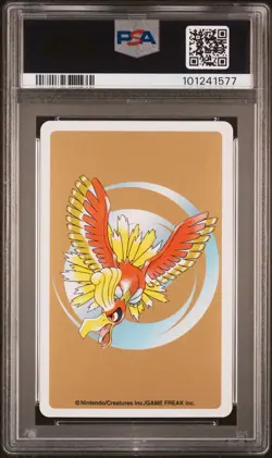 2000 POKEMON GOLD VERSION PLAYING CARDS 6 OF SPADES #187 HOPPIP PSA 10 - Image 2