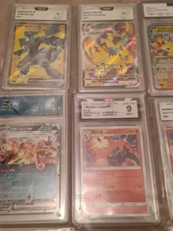 Pokemon 15 Graded Card Lot PSA PCA CGG –# Charizard Pikachu Japanese – Gem Mint - Image 4