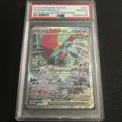 POKEMON PSA 10 2023 SV Paradox Rift Roaring Moon ex 251/182 SIR - Image 2
