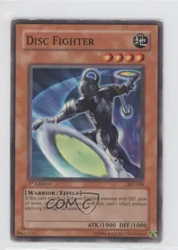 Disc Fighter 1st Ed. YuGiOh Ancient Sanctuary #AST-028 2004 READ - Image 1