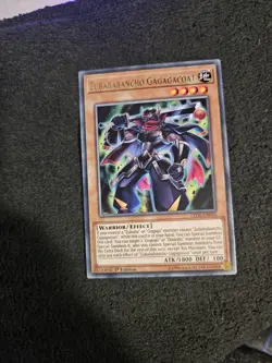 Yugioh! Zubababancho Gagagacoat LED6-EN035 Rare 1st Ed - Image 1