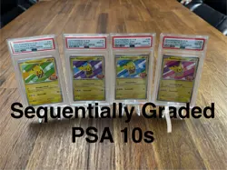 PSA 10 Pikachu Batik Sequential Set 101, 154, 155, 190 Indonesia Pokemon Card - Image 1