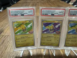 PSA 10 Pikachu Batik Sequential Set 101, 154, 155, 190 Indonesia Pokemon Card - Image 2