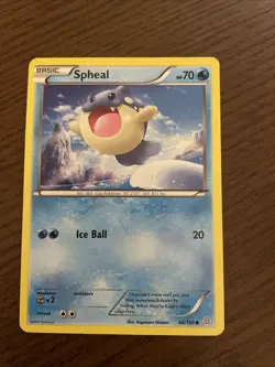 Pokemon Spheal TCG Primal Clash XY Pokemon Trading Card Singles - Image 1