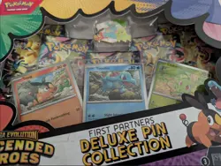 Pokemon MEGA EVOLUTION ASCENDED HEROES First Partner Deluxe Pin Collection SEAL - Image 1
