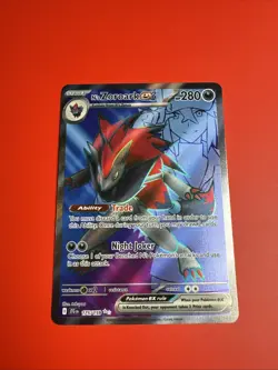 Pokemon TCG N's Zoroark EX 175/159 SV09 Journey Together Ultra Rare - Image 1