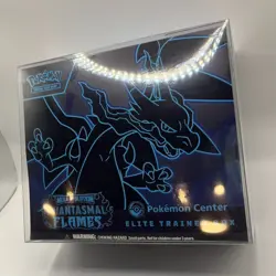 Phantasmal Flames Pokemon Center Elite Trainer Box (PC ETB) Sealed w/protector - Image 2