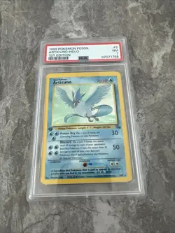 Articuno 2/62 Fossil Holo 1999 Pokemon PSA 7 1st Edition - Image 1