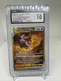 2023 Pokemon TGC Crown Zenith Galarian Gallery Holo #GG67 CGC 10 Gem Mint - Image 1