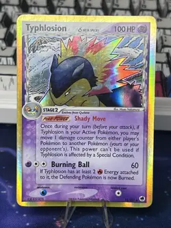 Pokemon TCG EX Dragon Frontiers Typhlosion Delta Species Holo Rare 12/101 MP/LP - Image 1