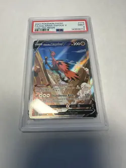 Galarian Zapdos V - 174/198 PSA 9 Chilling Reign Alternate Art Pokemon - MINT - Image 2
