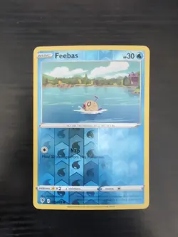 2020 Pokemon Feebas 038/189 Swsh03: Darkness Ablaze Reverse Holo - Image 1
