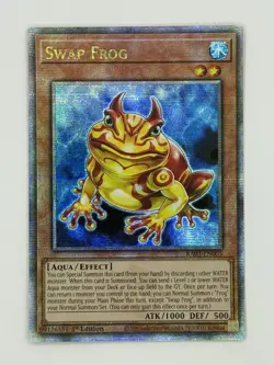 Yugioh Swamp Frog (Quarter Century Secret Rare) RA03-EN005 NM - Image 1